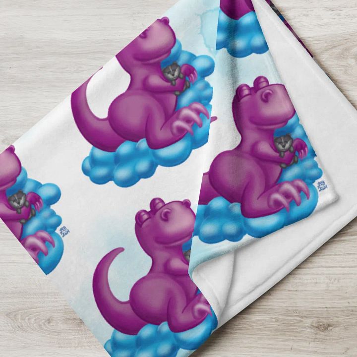 Sleepy Dino Blanket product image (1)