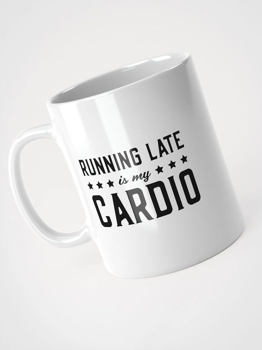 Running Late is My Cardio Funny Retro Student Mug product image (3)