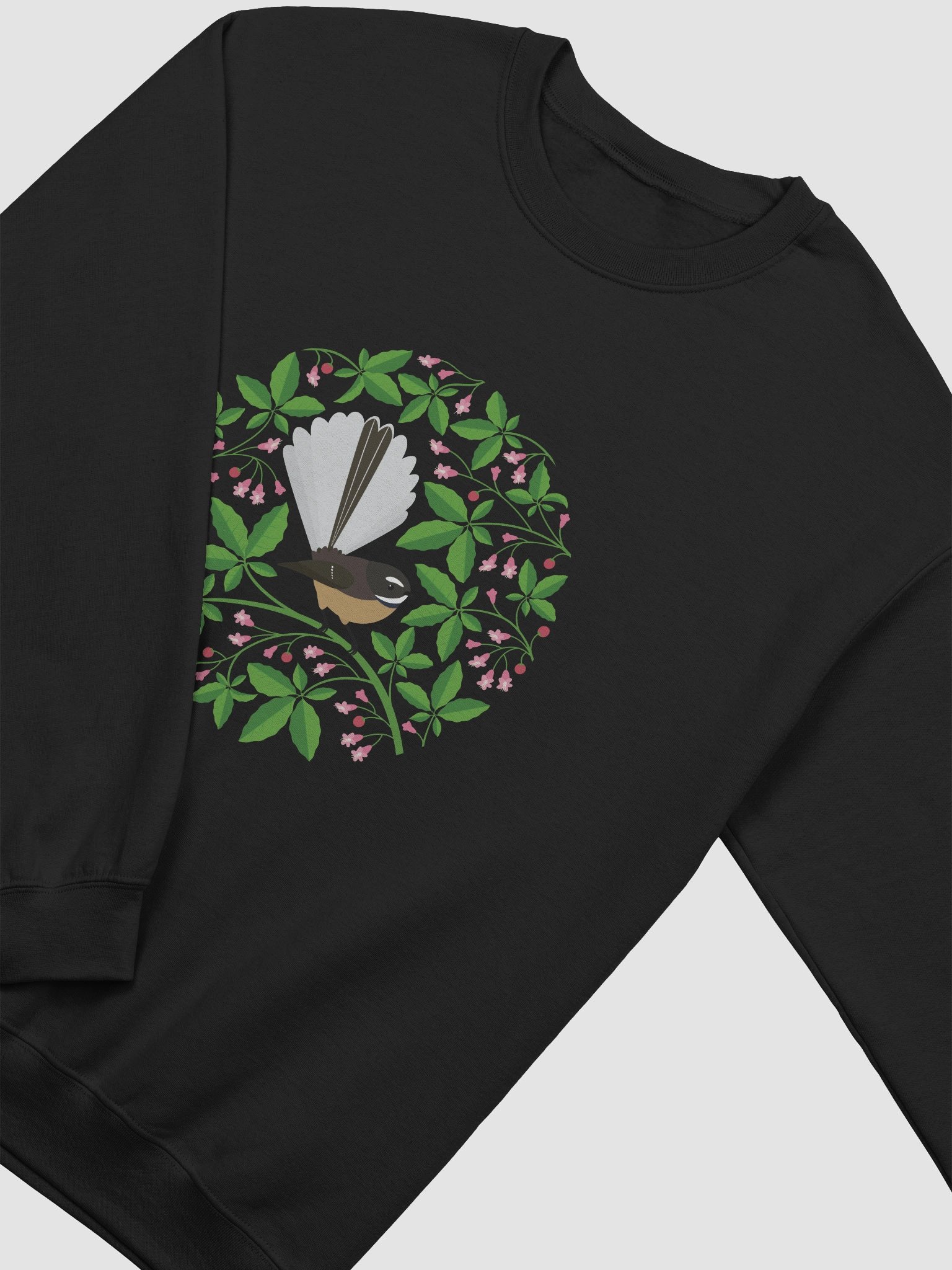 Fantail in Pūriri – Unisex Adult Sweatshirt product image (3)