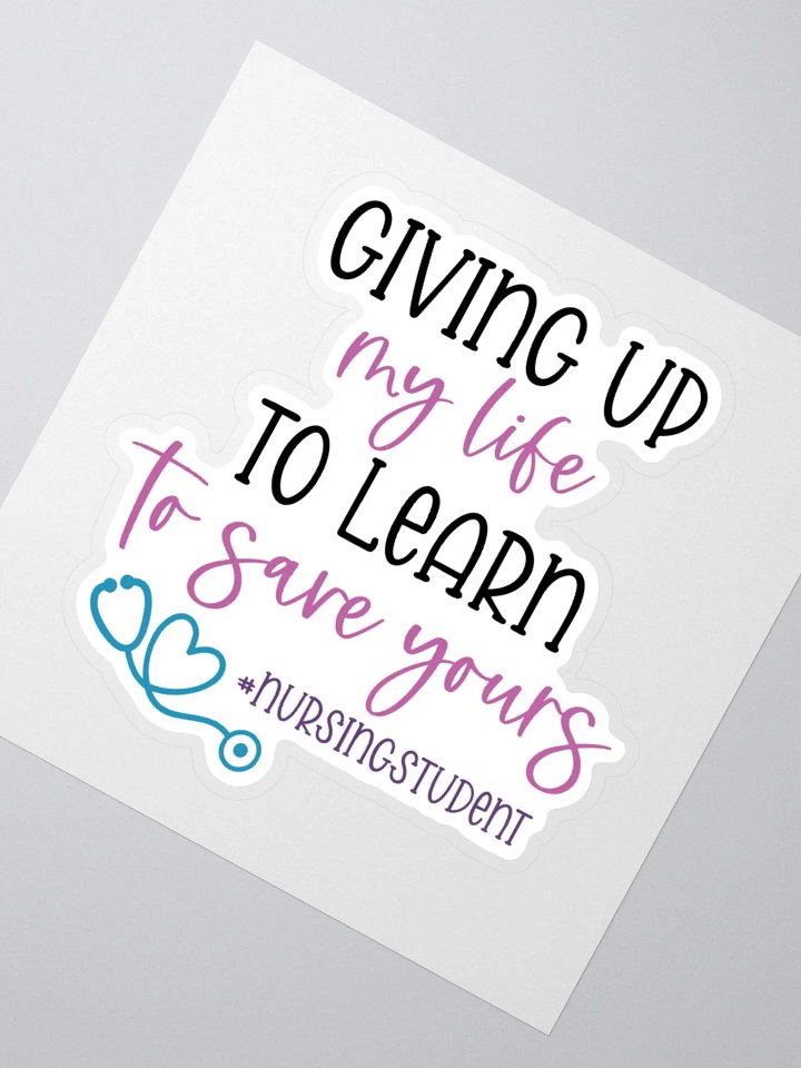 Giving Up My Life to Save Yours Sticker product image (5)