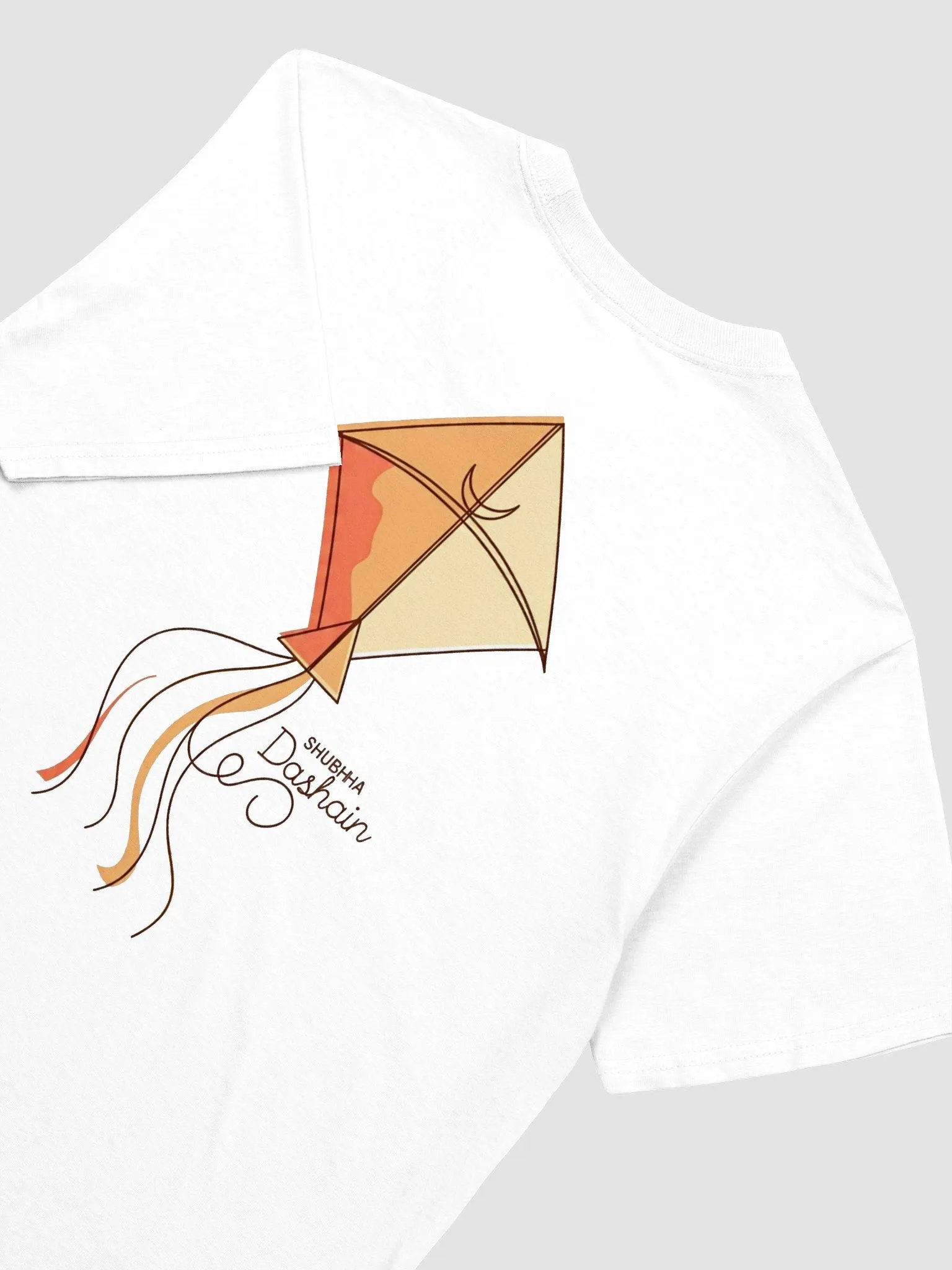 Happy Dashin T-shirt | White | Front + Back product image (4)