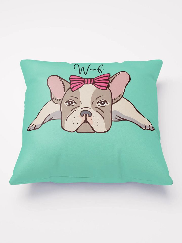 Girly French Bulldog Pillow product image (2)