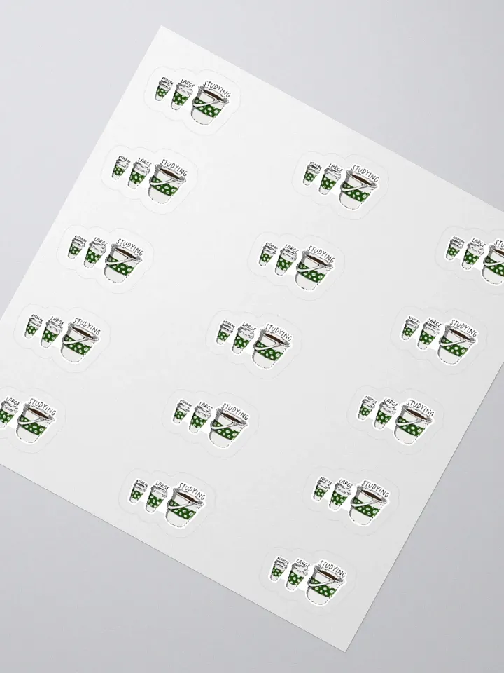 Coffee Study Sticker (SMALL Sheet) product image (2)