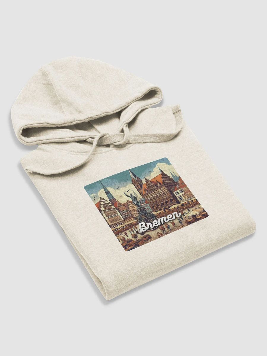 Cotton Heritage Unisex Premium Hoodie | AI Design Bremen city product image (6)