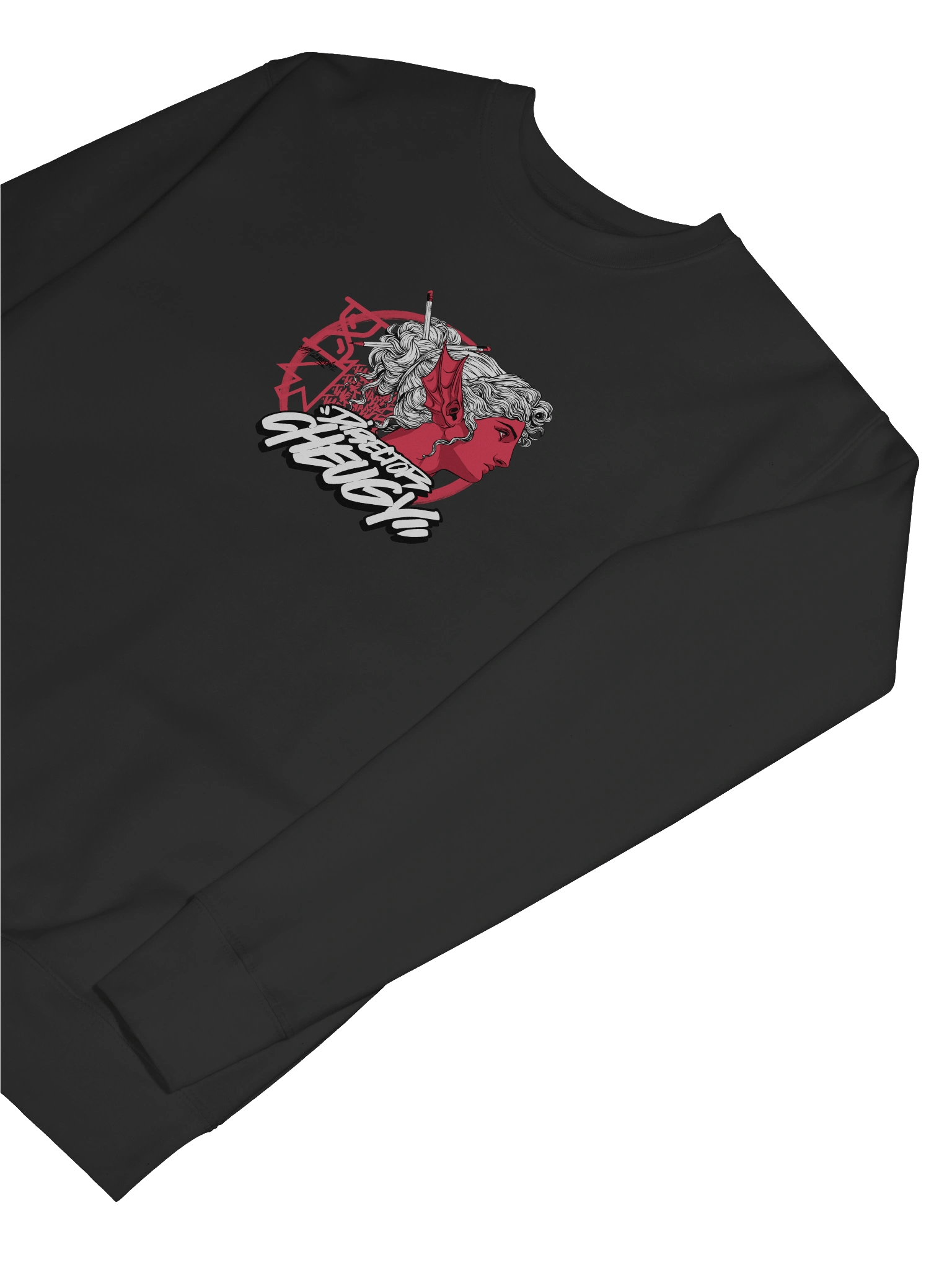 Bustin Crew Neck Sweatshirt (Red) product image (8)