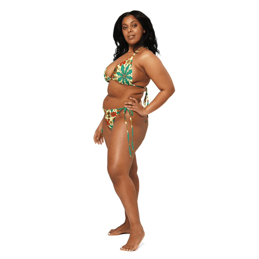 Retro Floral Harmony Bikini Set product image (12)