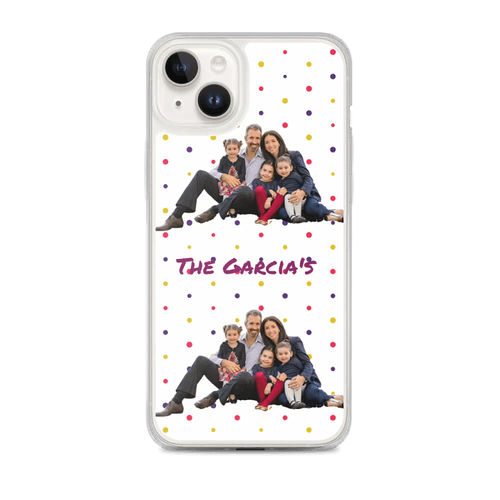 The Garcia's Custom MagSafe® Clear iPhone® Case product image (1)