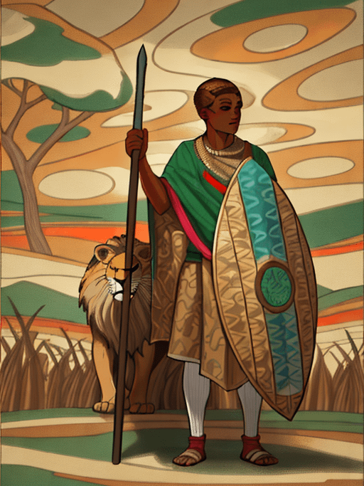 African Mosaic Celebrate Diversity Through Coloring product image (3)