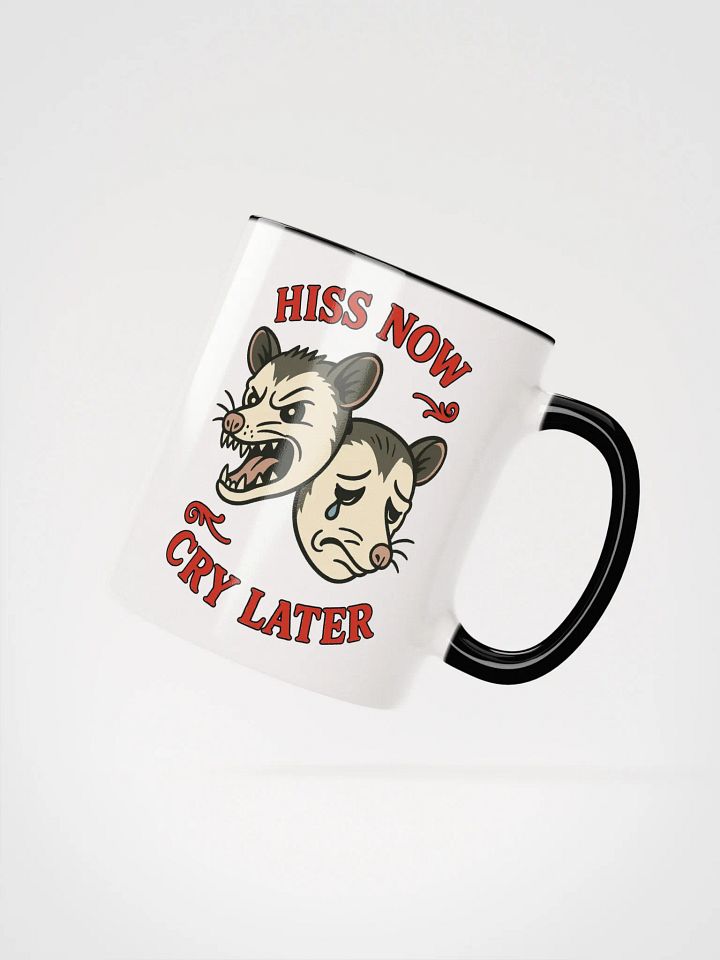 Hiss Now Cry Later Accent Mug product image (10)