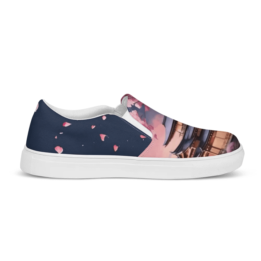 Dr Who Tardis in Japan All Over Print Slip on Shoes product image (12)