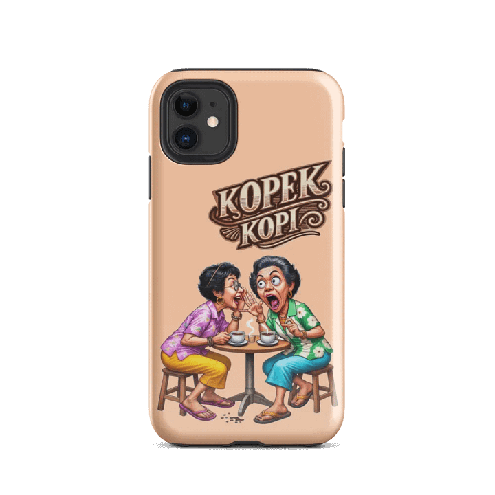 Kopek Kopi Custom iPhone Case – Fun Singlish Design for iPhone 11 to iPhone 16 product image (24)