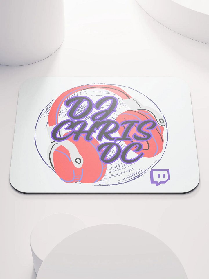 Mouse Pad With Red Graphic product image (1)