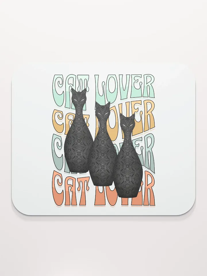 Cat Lover Whimsical Mouse Pad product image (2)