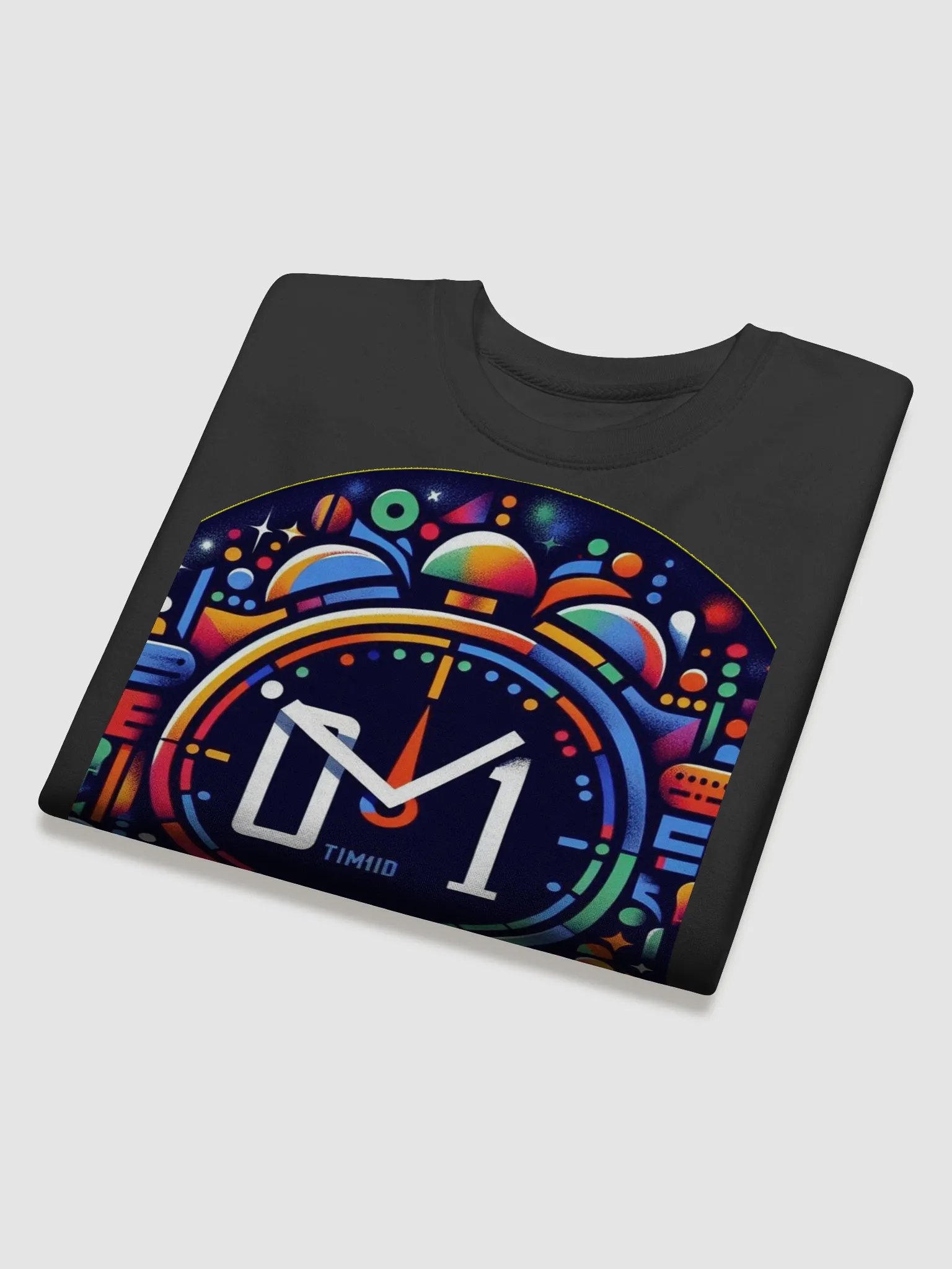Vibrant Timepiece Graphic Sweatshirt product image (4)