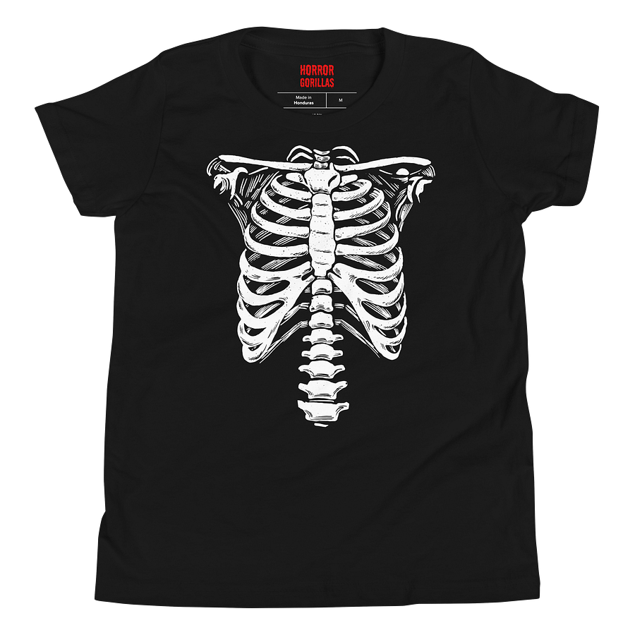 Skeleton Ribs Halloween Costume Funny T-Shirt For Kids product image (8)