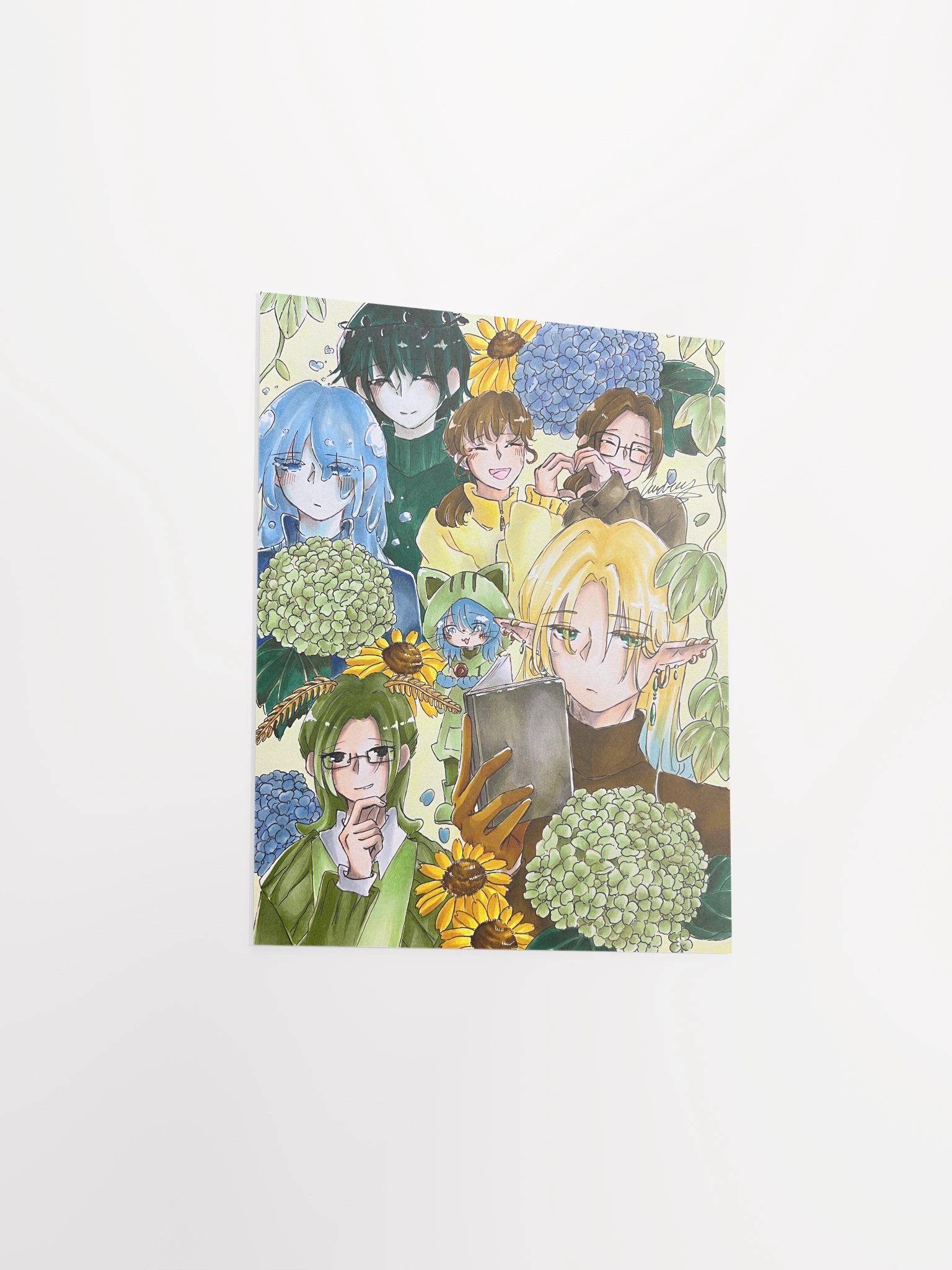 Green, Yellow, and Blue - Matte Paper Poster product image (21)