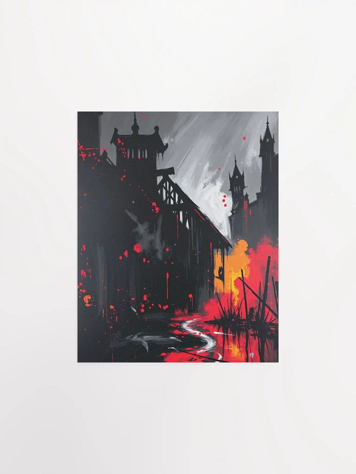 Gothic Cityscape Poster product image (20)