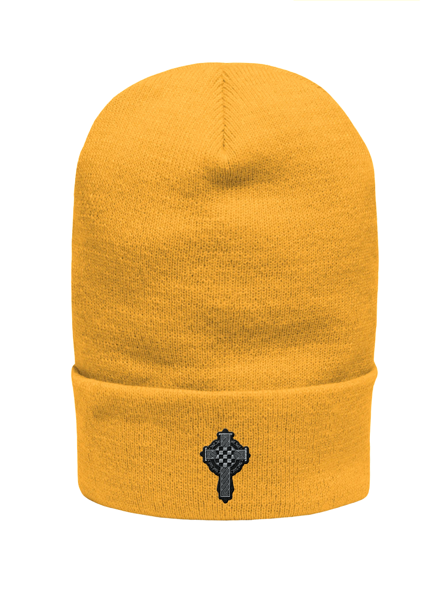Celtic Knot Cross Embroidered Beanie product image (16)