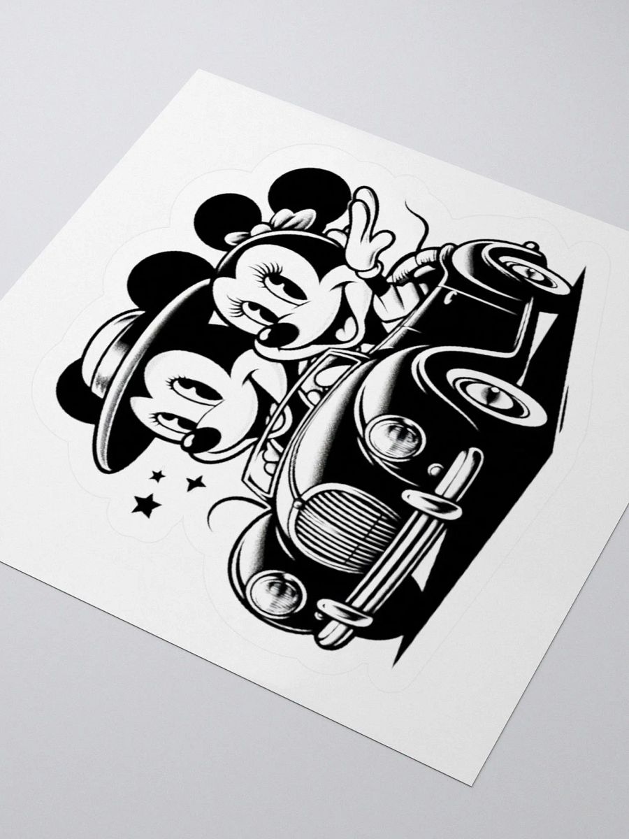 Vintage Convertible Kiss Cut Sticker product image (8)