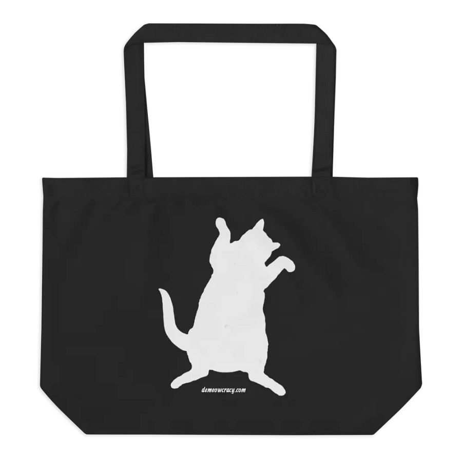 Patriotic KAMALA Statement Reversible Demeowcracy Cat Tote Bag product image (4)