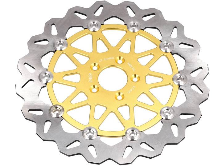 ZT-Tuning Bremsscheibe 260mm, schwimmend gelagert, Gold product image (1)