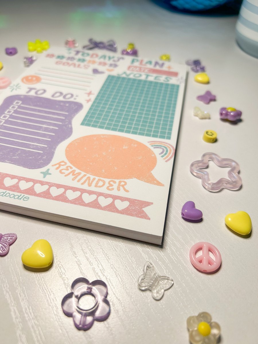 Cute Daily Planner Notepad product image (3)