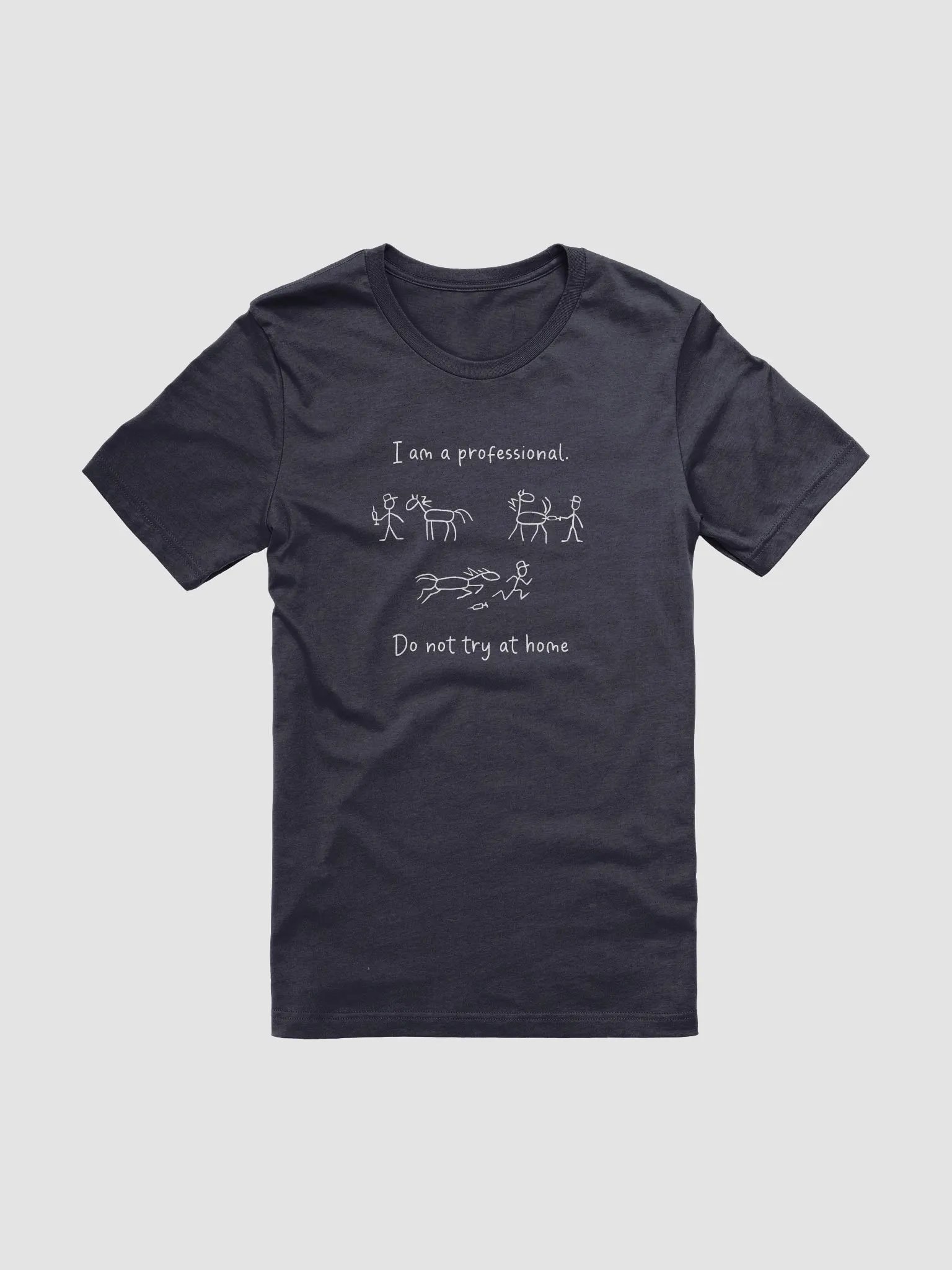 "Veterinary cartoon design" t-shirt (Dark background) product image (1)