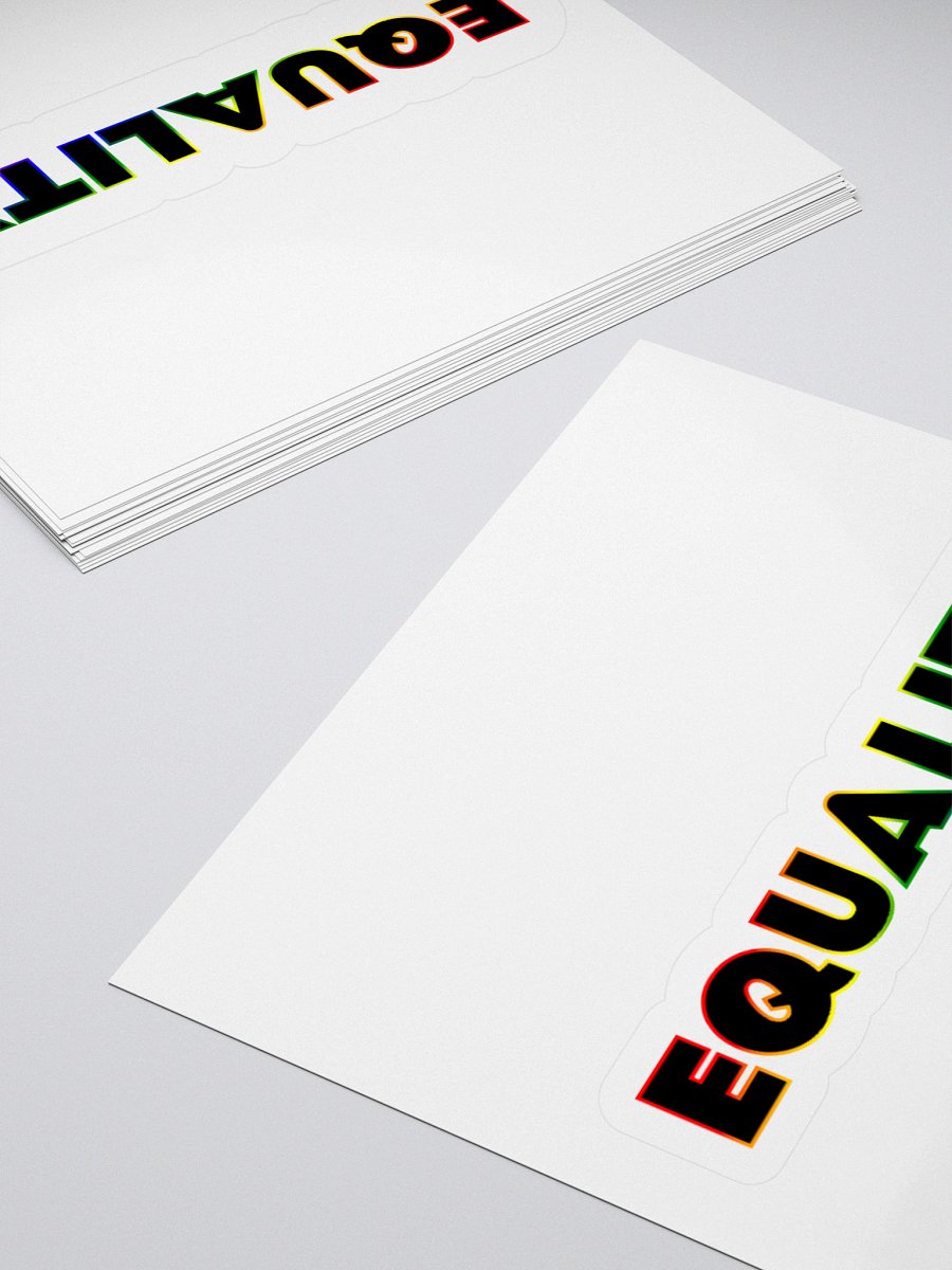 Rainbow Equality Kiss Cut Stickers product image (4)