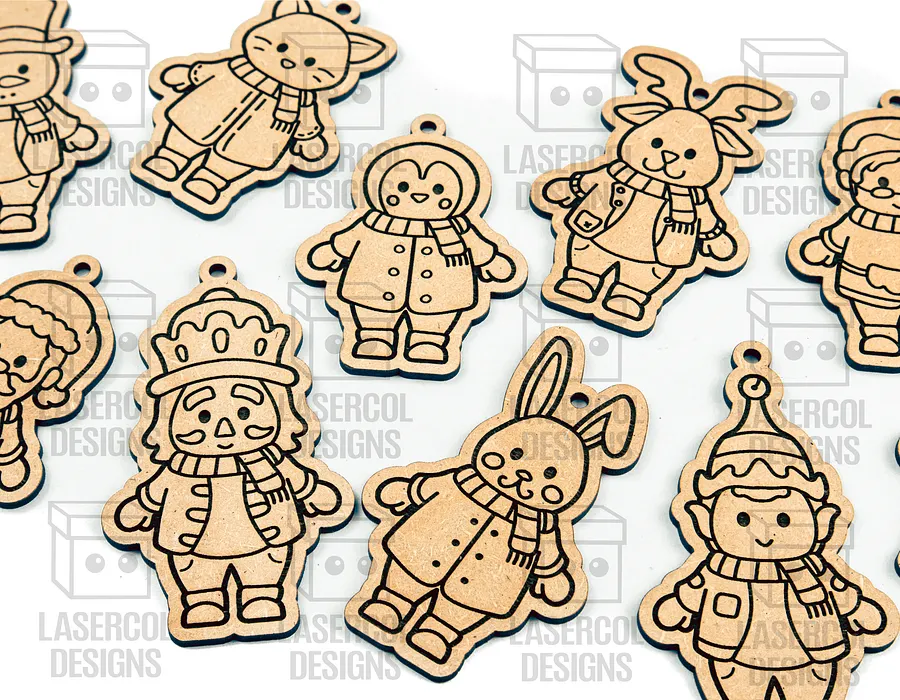 Christmas Ornaments - Laser Cut Files product image (8)