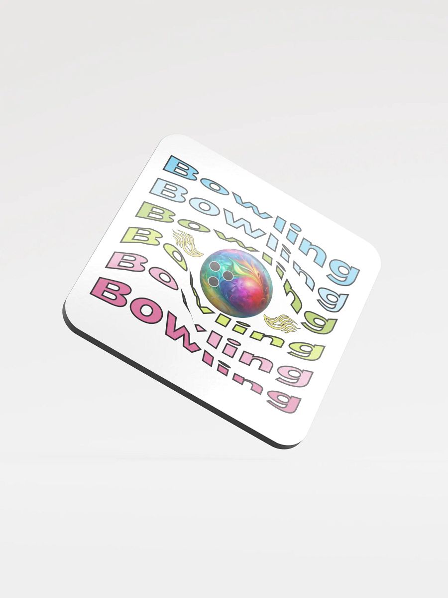 Bowling Swirl Colorful Ball Coaster Set product image (1)