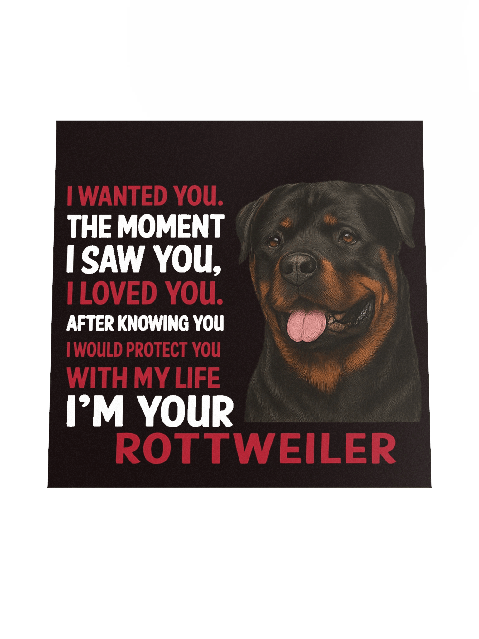 Loyal Companion Rottweiler Poster product image (10)