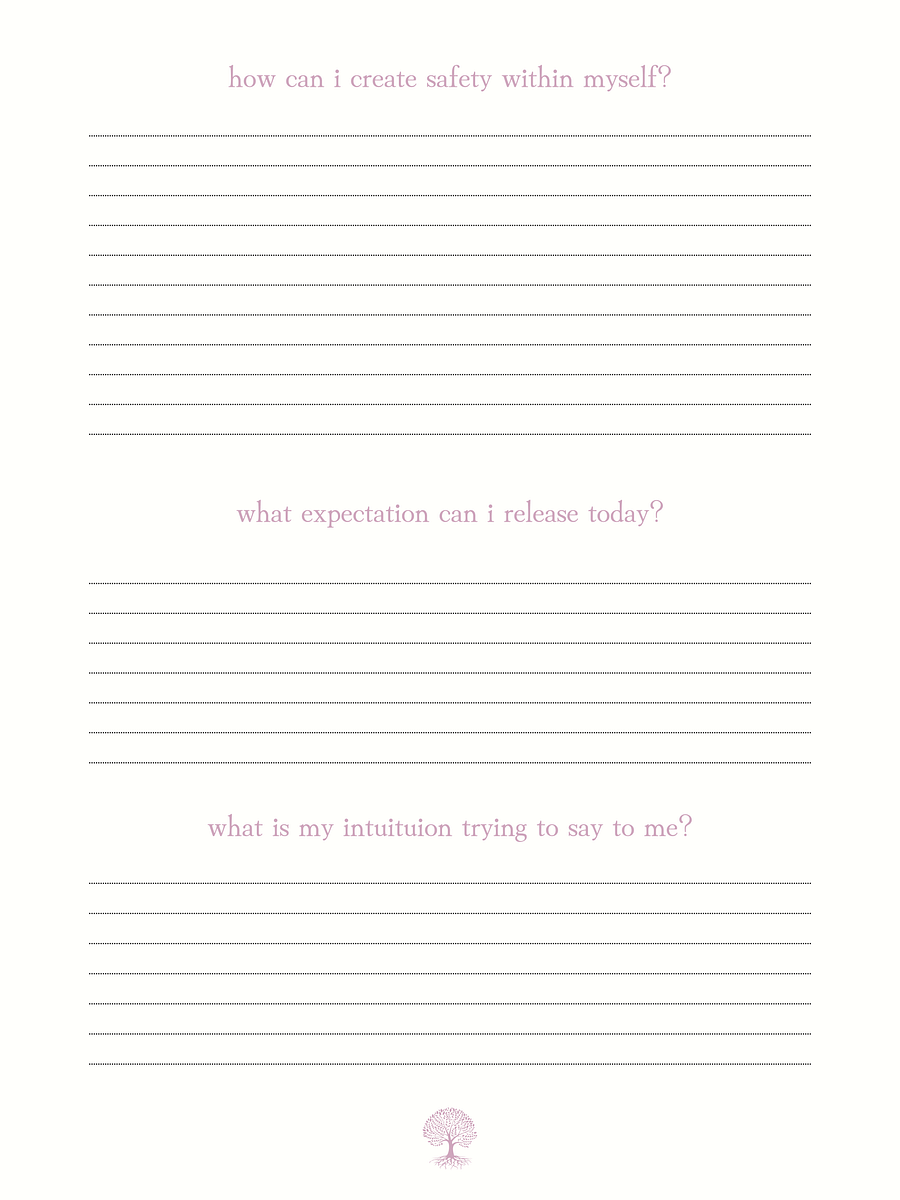 Gentle Shadow Work Journal | 6-Page Self-Reflection Printable product image (2)