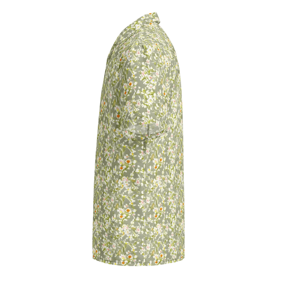 Floral Pattern Primrose Flowers Hawaiian Shirt product image (3)