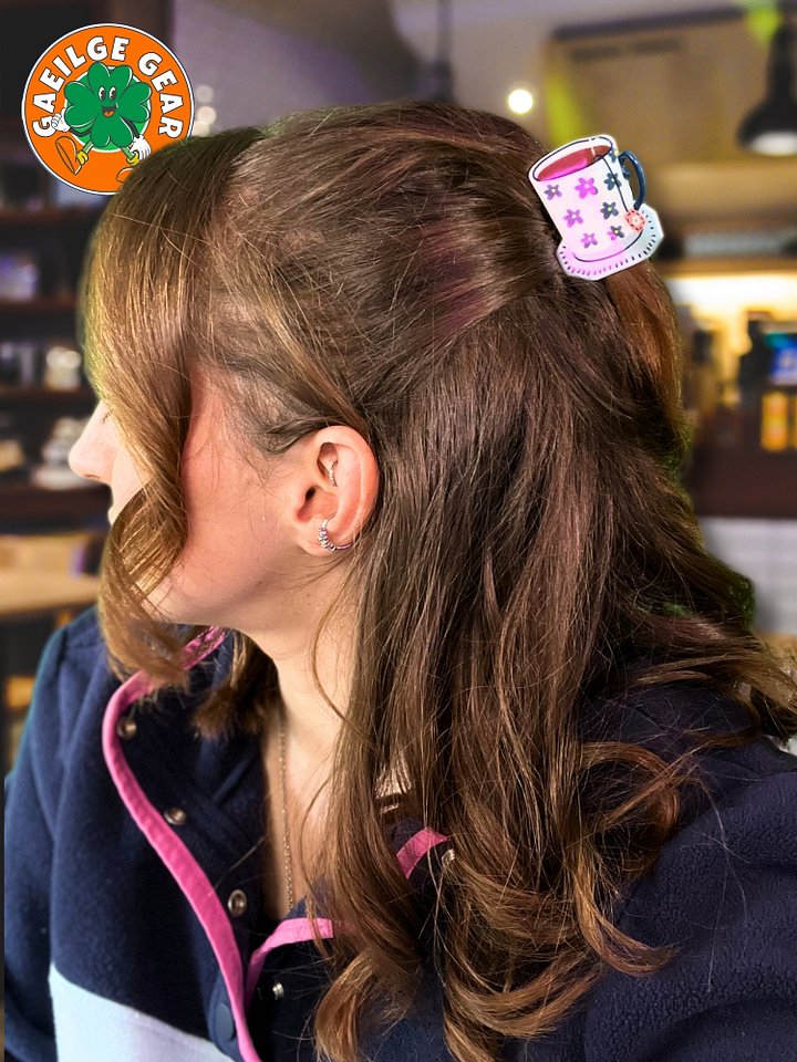 Tea Cup ☕️ Claw Clip 👱🏻‍♀️ product image (2)