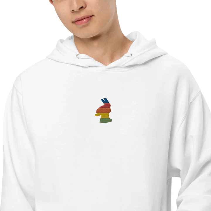 Rainbow Llama Hoodie - White product image (2)