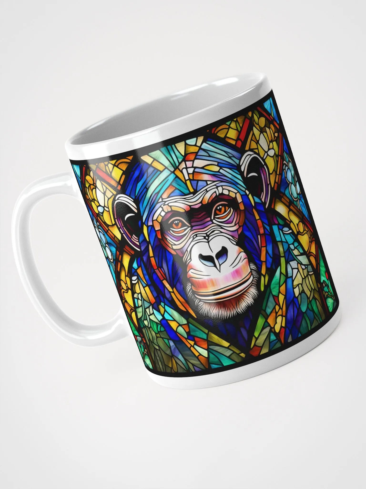 #005 Penny Prankster Chimpanzee Mosaic Mug product image (5)
