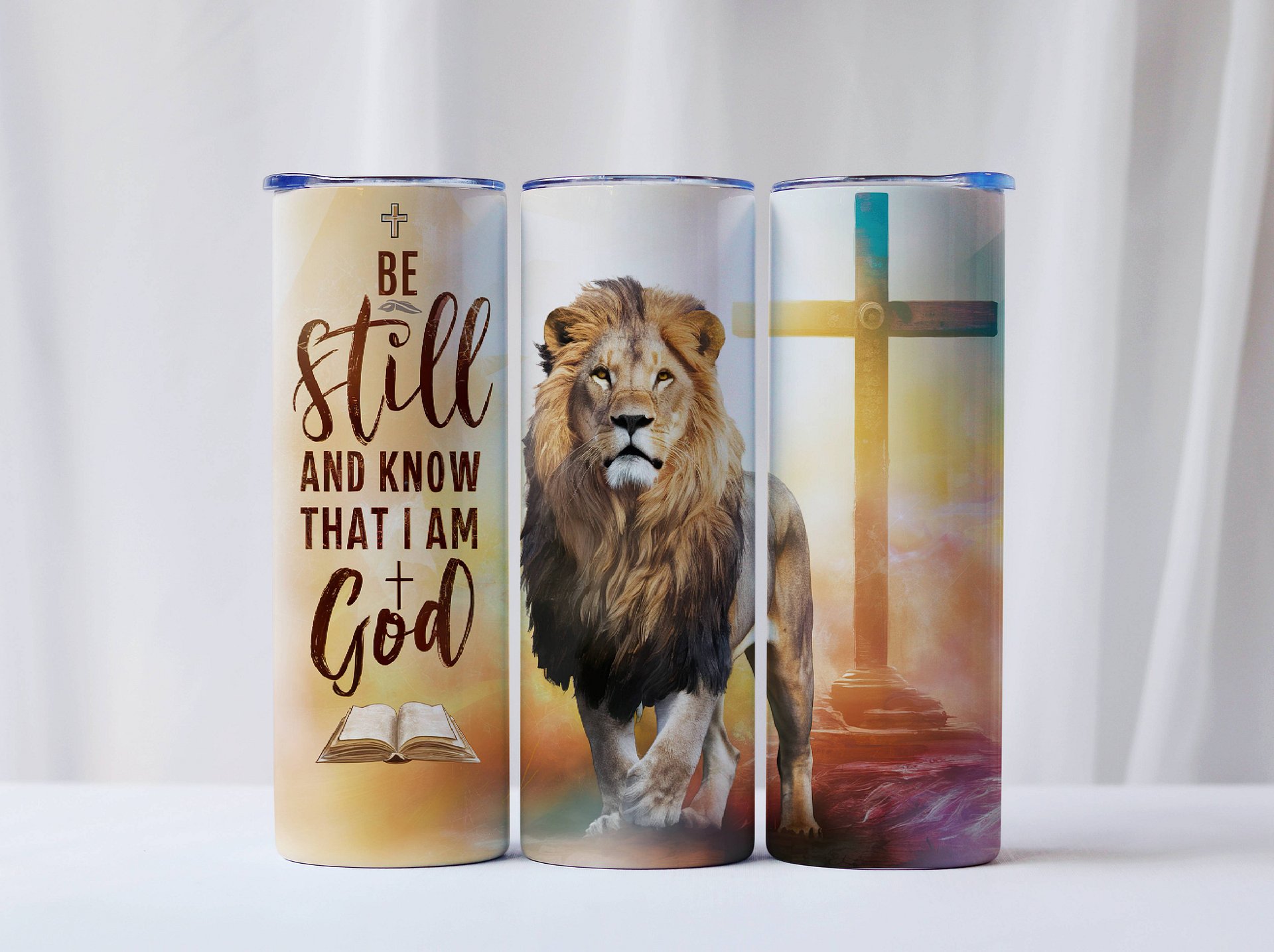 Be Still and Know That I Am God Stainless Steel Tumbler product image (1)