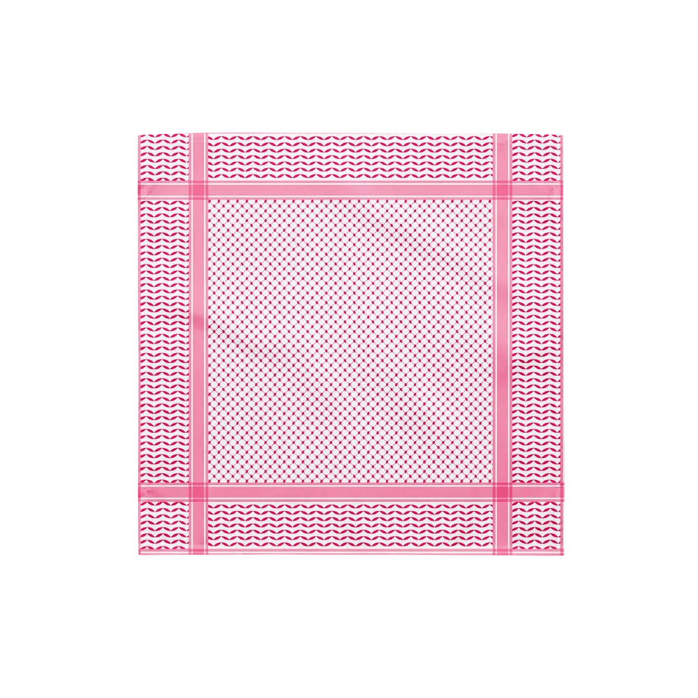 Aesthetic Pink Kufiya Bandana product image (1)