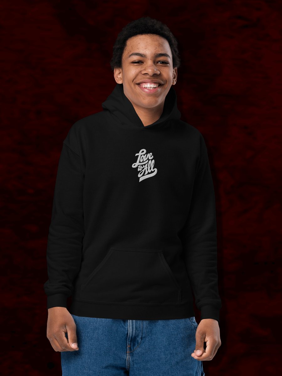 Youth L2A Darkmode Embroidered Hoodie product image (1)