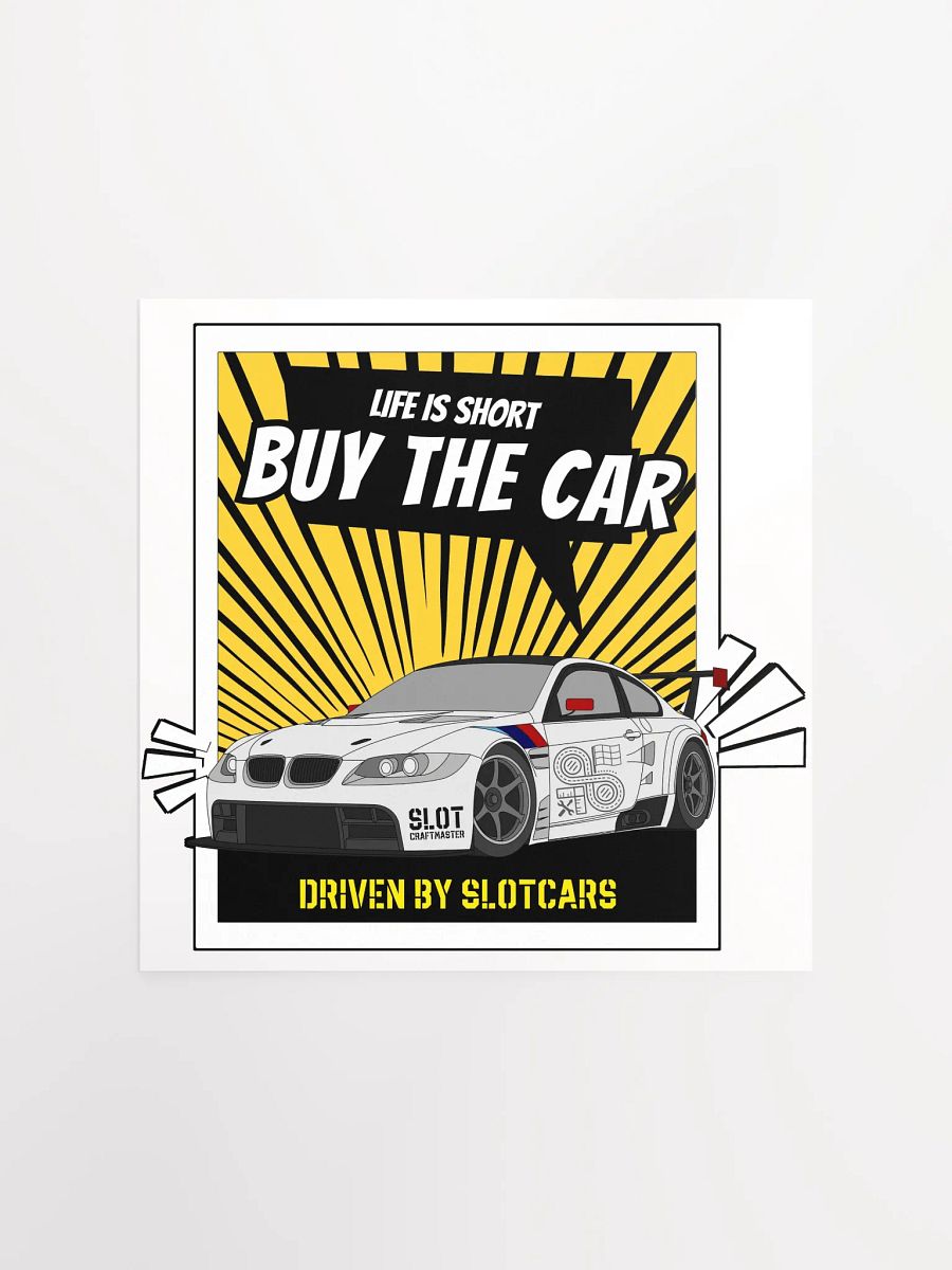 Life is Short Racing Car Poster product image (1)