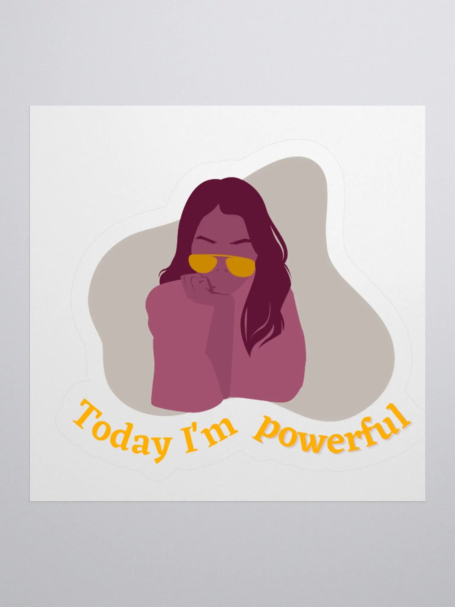 Today I'm Powerful sticker product image (1)