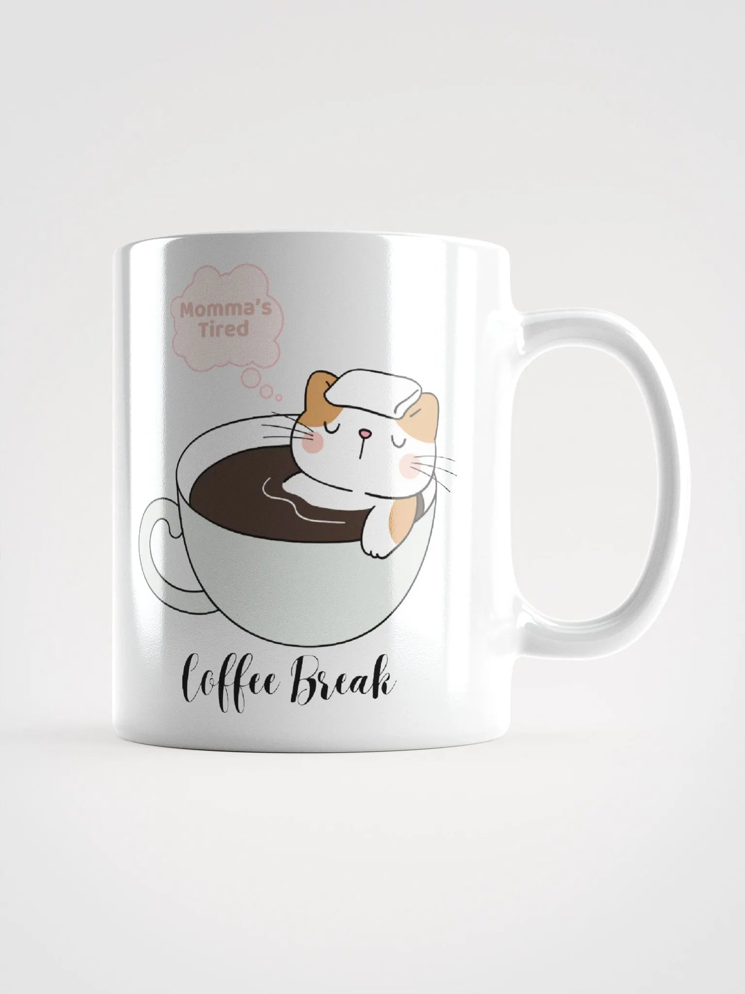 Momma's Tired Coffee Break Mug product image (1)
