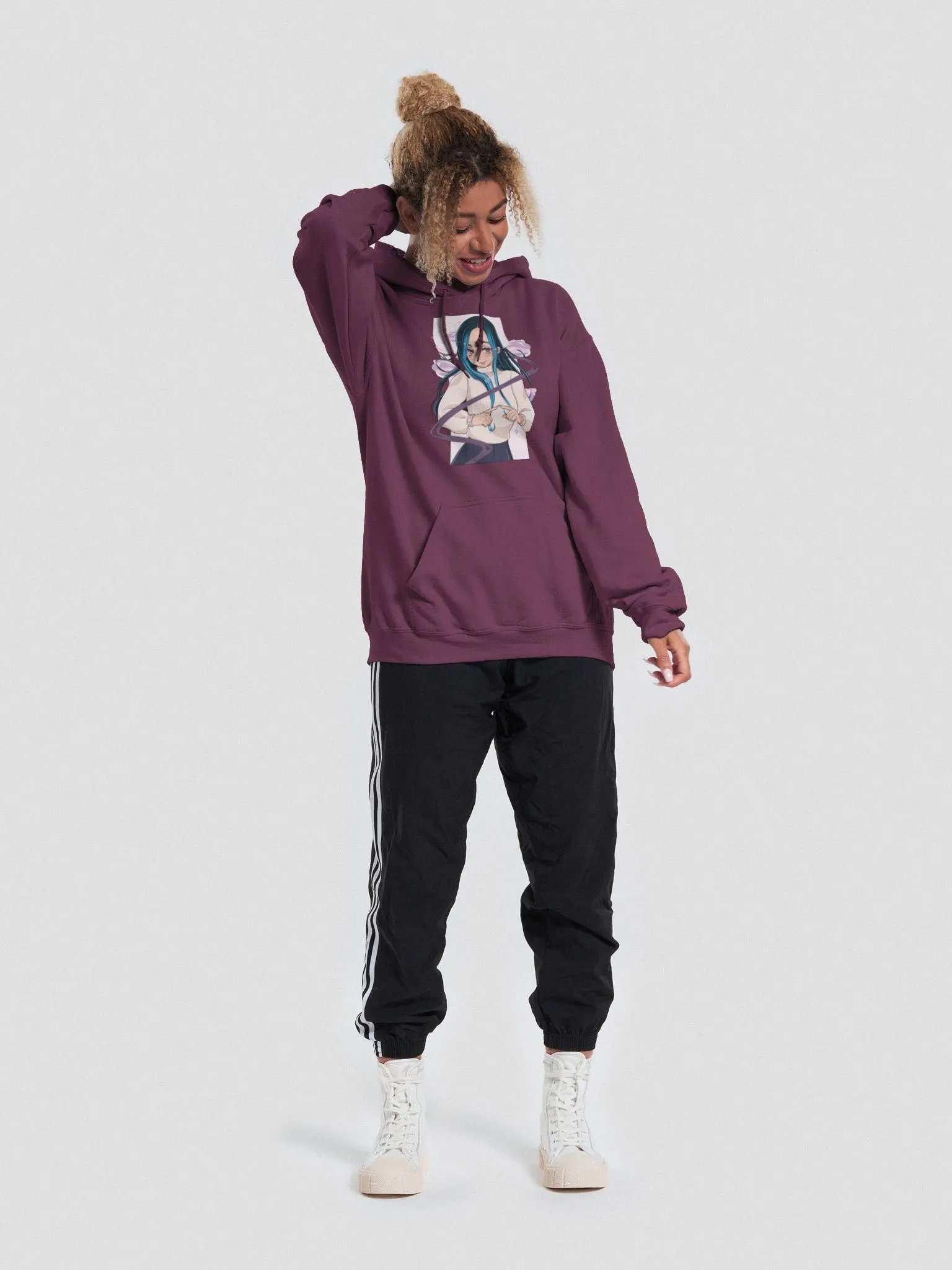 LittleSwedish Maroon Hoodie product image (6)
