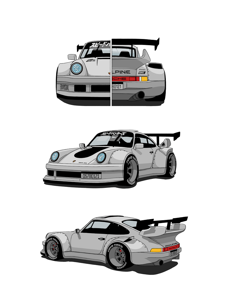 Porsche 930 Set x3 product image (1)