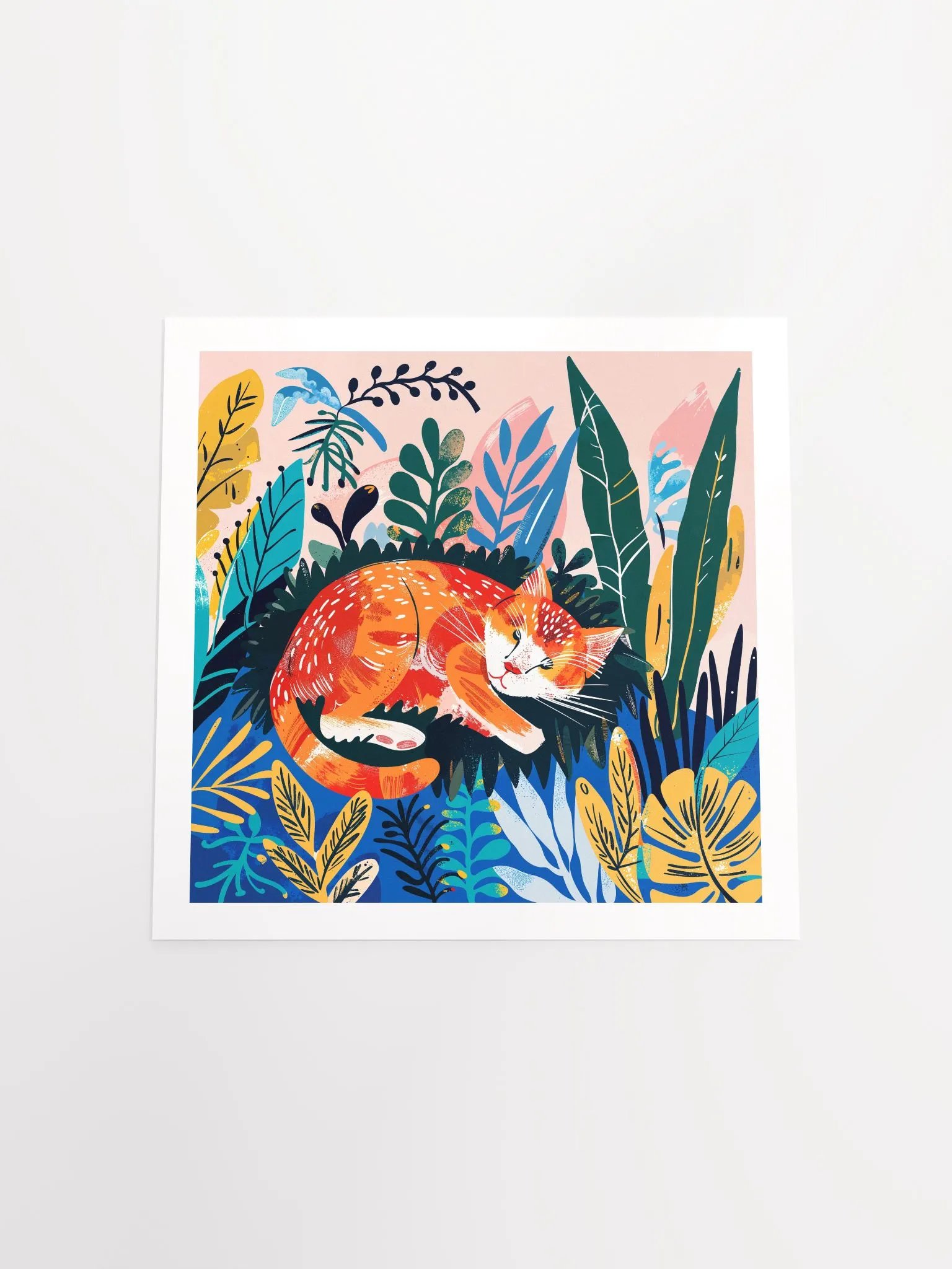 Sleepy Cat Print product image (17)