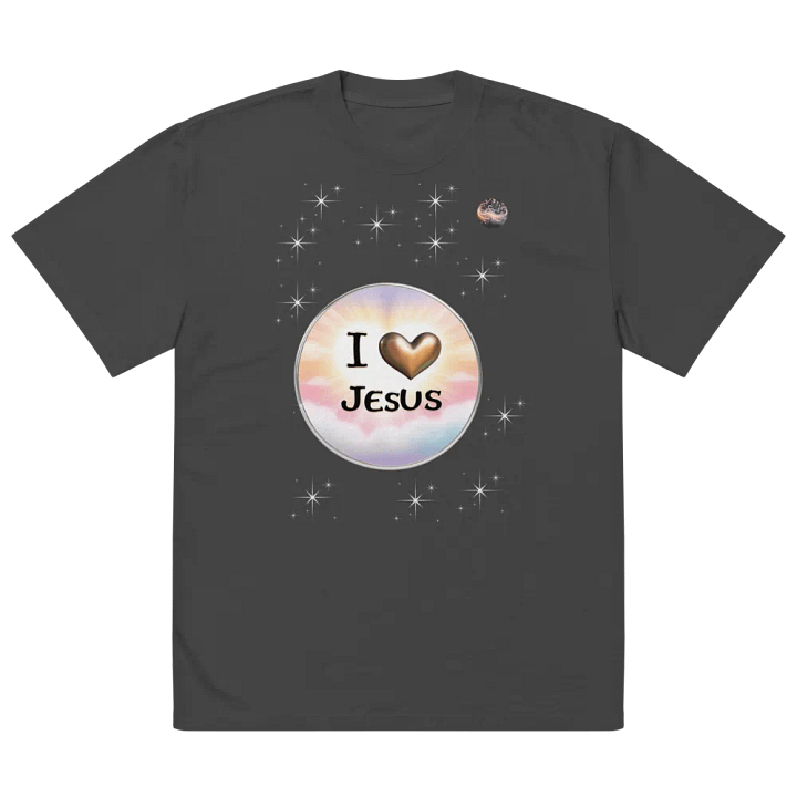 I Love Jesus Oversized T-Shirt product image (2)