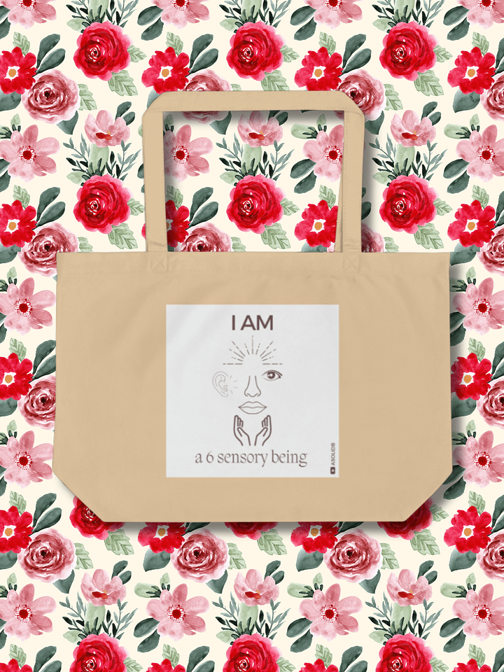 We R 6 Sensory Beings - organic cotton tote product image (1)