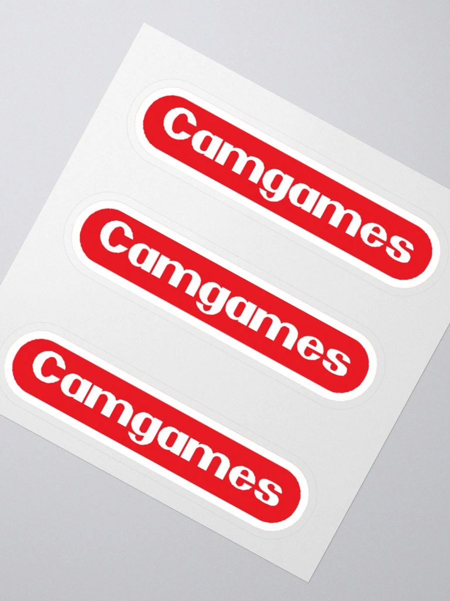 Camgames Sticker Set (3) product image (2)