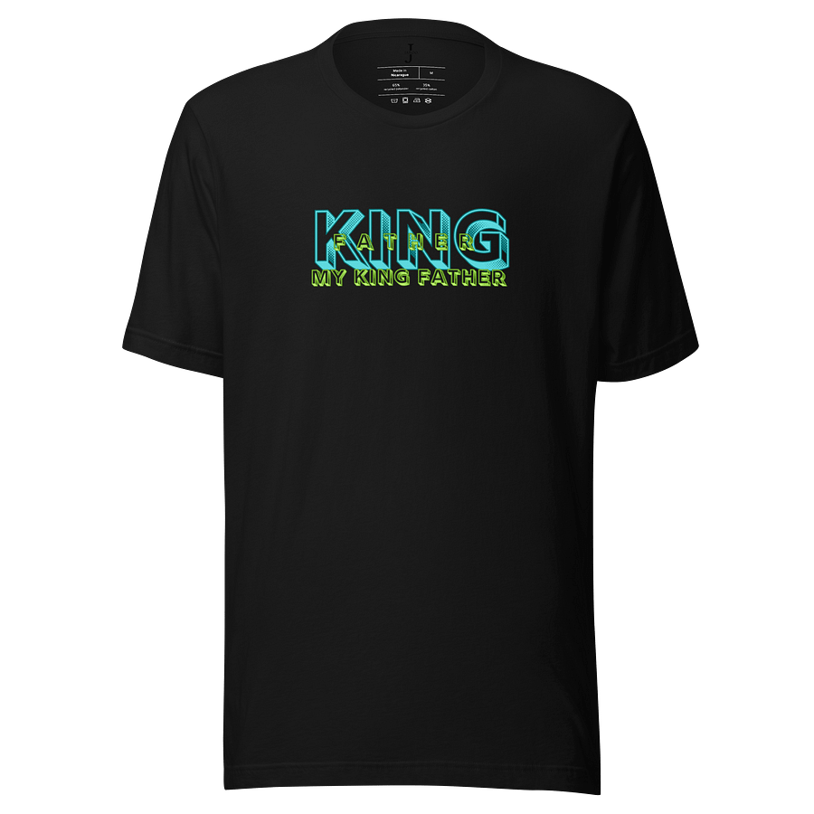 Royal Fatherhood 3D Text T-Shirt product image (2)