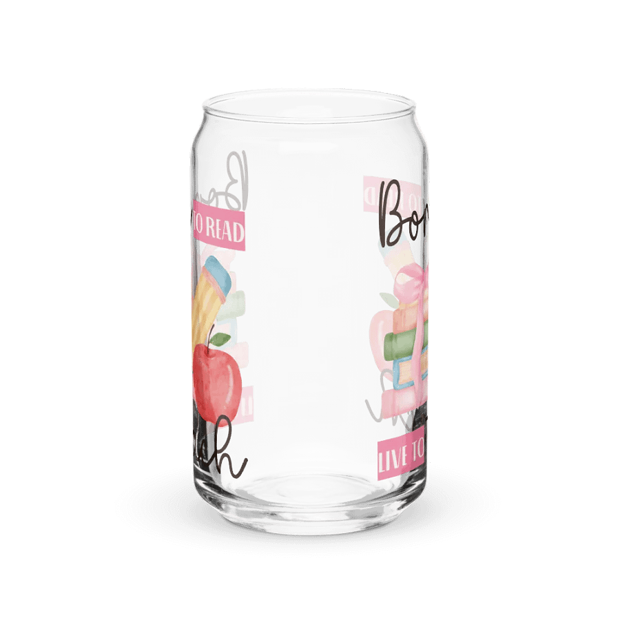 Ice Coffee Watercolor Glass Tumbler Gift For A Teacher product image (9)